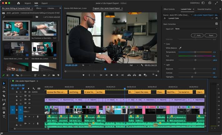 Video editing