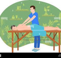 full-body massage session