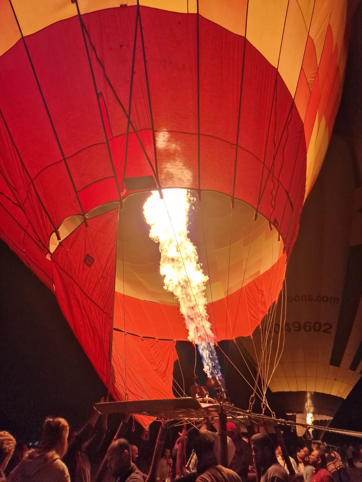 Nile Valley trip by hot air balloon