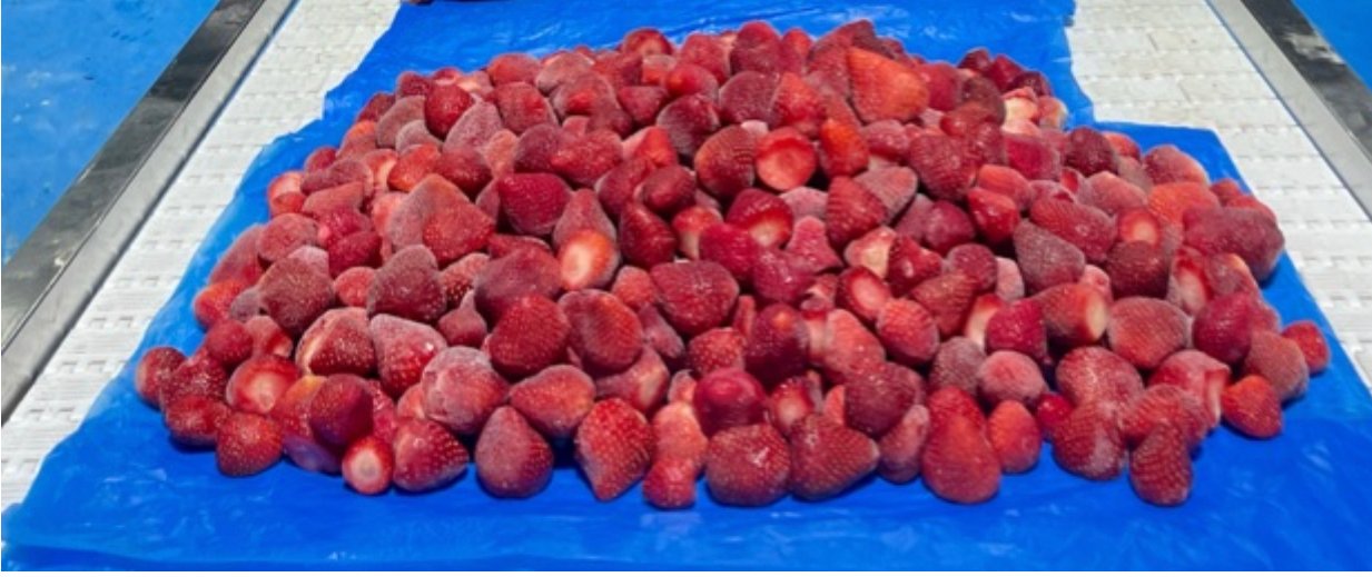 Frozen vegetables and fruits