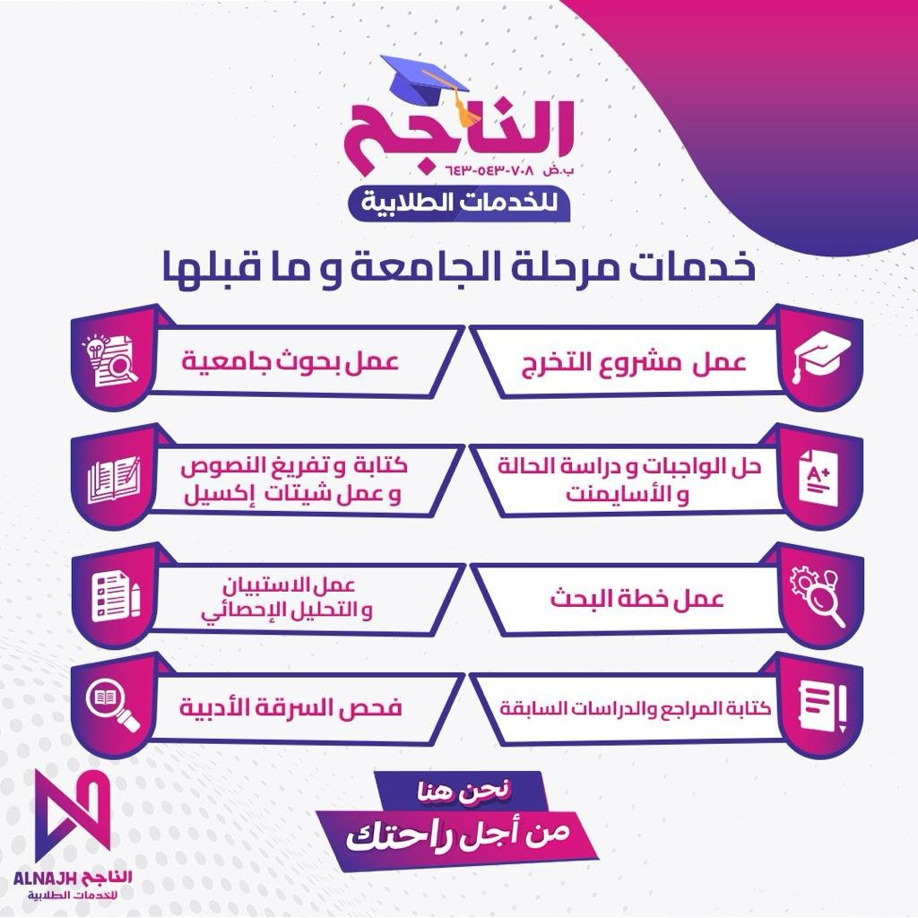 خدمات المرحلة الجامعية