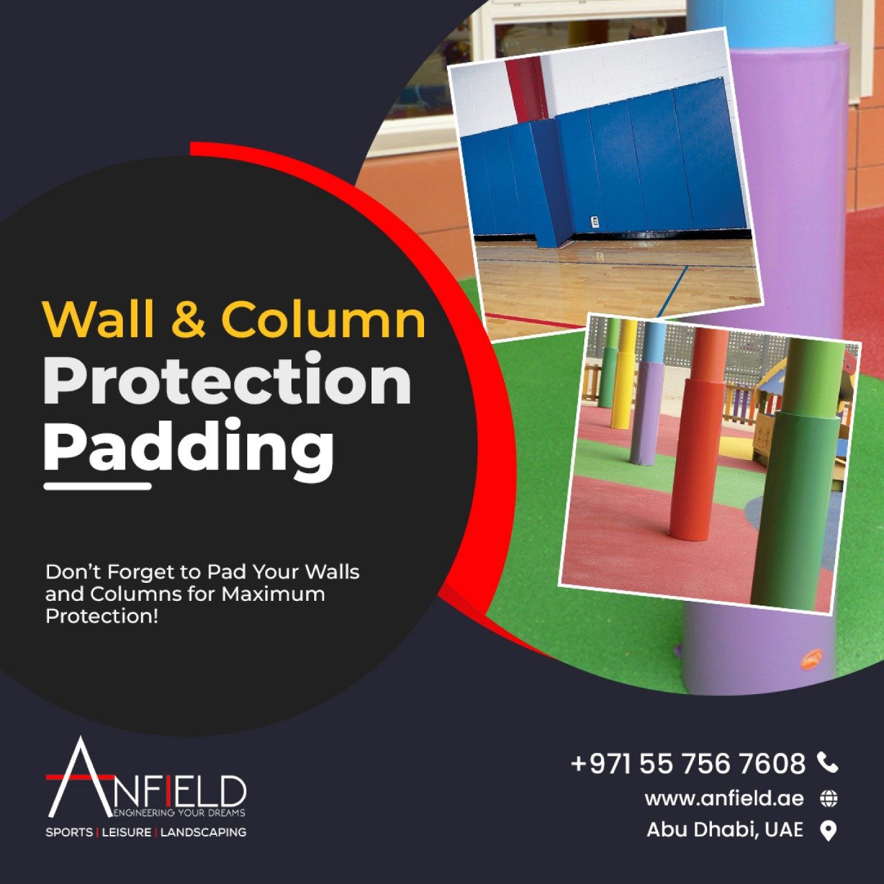 Walls and Column Protection Padding